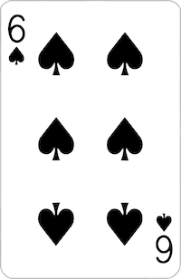 Six of Spades playing card