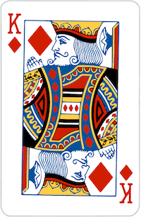 King of Diamonds playing card